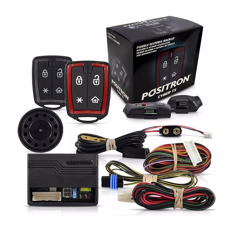 Alarme Automotivo Universal Bivolt Cyber TX290 Positron