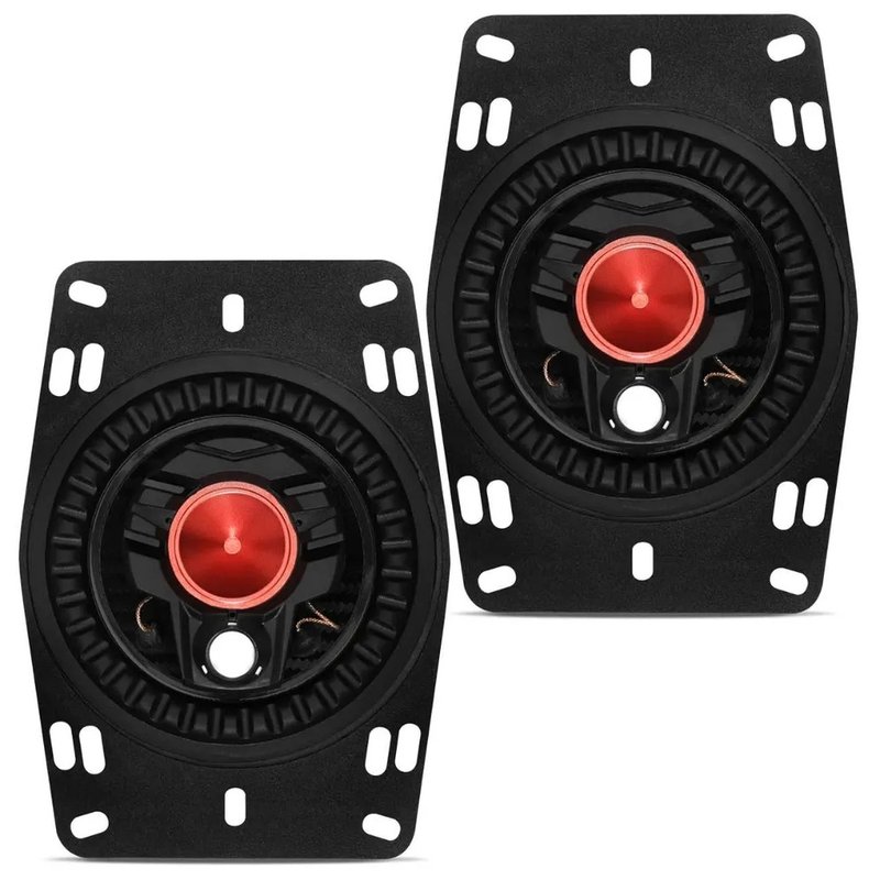 par alto falante 4x6 triaxial 50w 50w rms bbr bomber