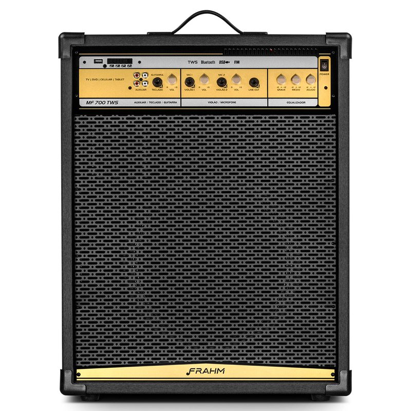 Caixa Amplificada MF700 TWS Multiuso 700W RMS Frahm