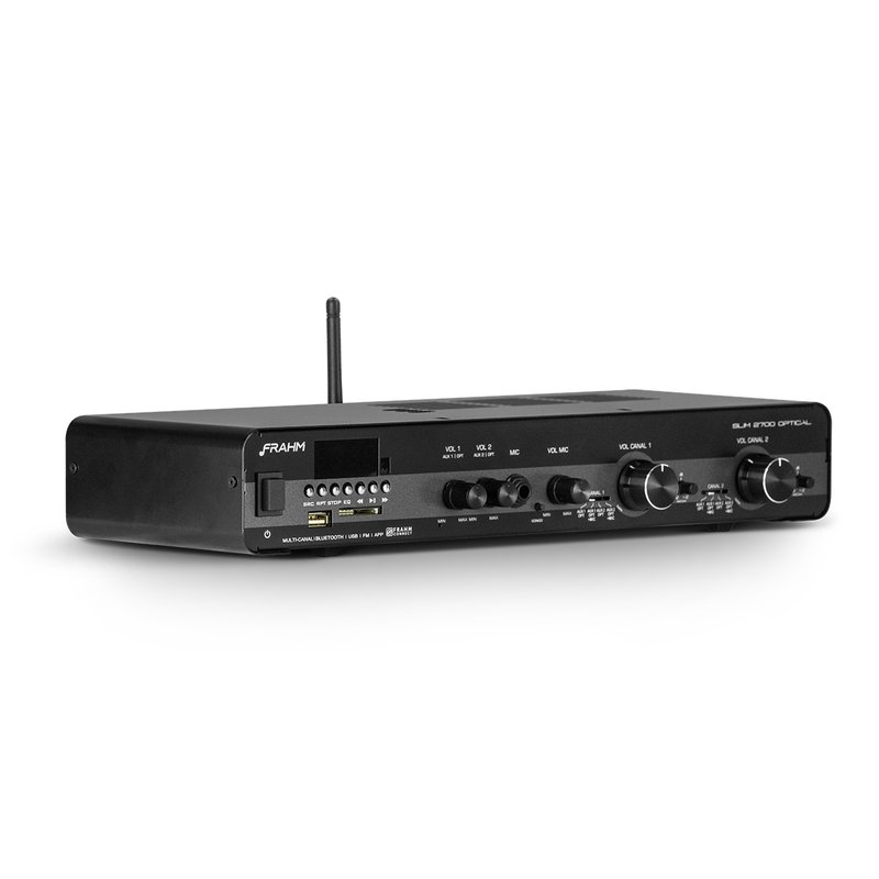 receiver slim 2700 saida optica frahm lateral