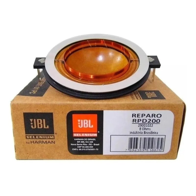 reparo driver d200 50w rms 8 ohms rpd200 jbl 3