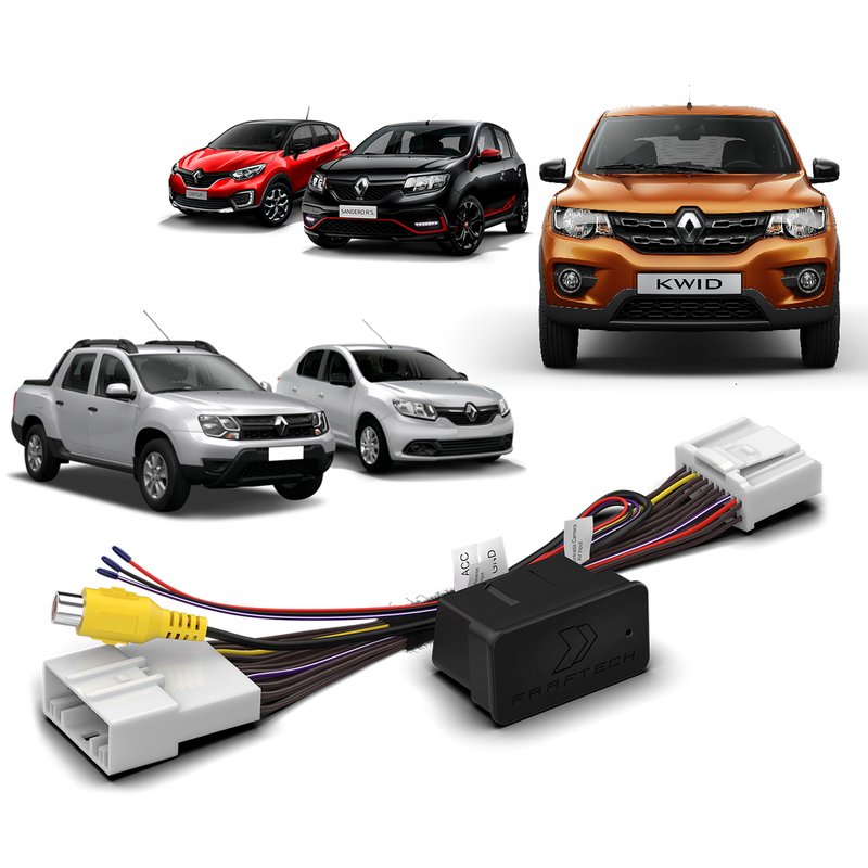 Interface de Câmera Linha Renault 2016 a 2022 por OBD FT-RC-RN Faaftech