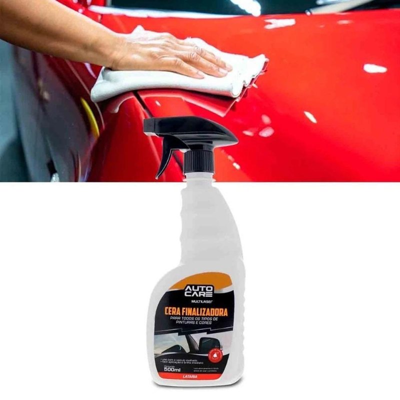 cera finalizadora autocare aplicavel com carro molhado au444 multilaser