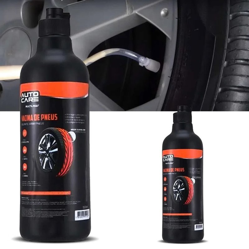 Selante Anti-Furo Reparador de Pneu Moto Carro Bicicleta AU402 Multilaser