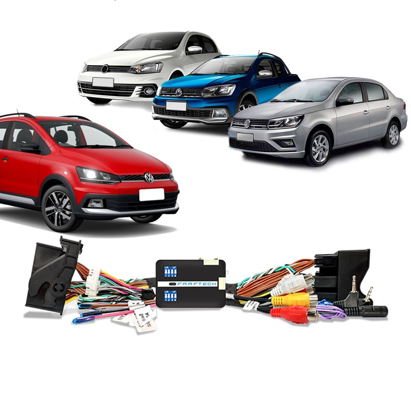 Interface para Desbloqueio de Vídeo Volkswagen FT-VF-VW6 Faaftech