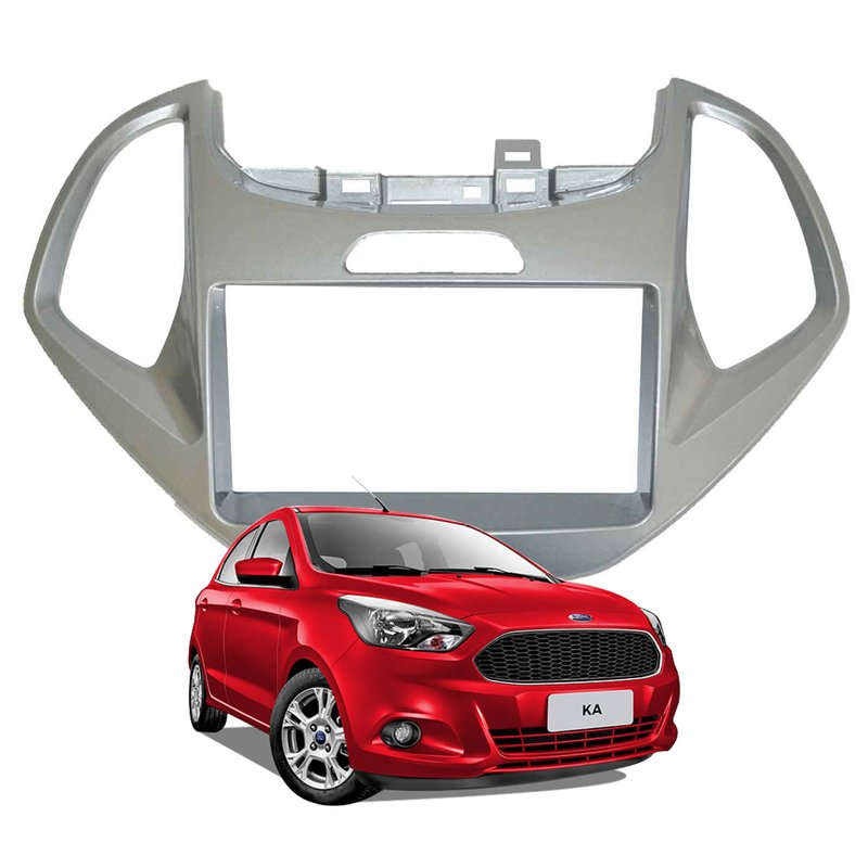 moldura 2 din para ford ka ka plus 2014 a 2017 fiamon 4014