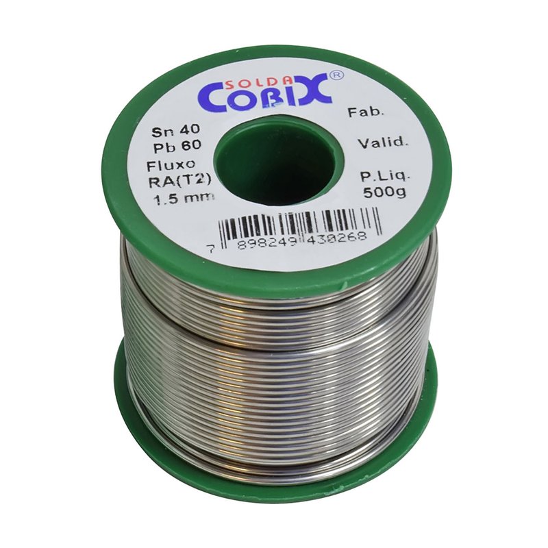 carretel de estanho em fio 15mm 500g sn40 pb60 cobix casa do soldador 01