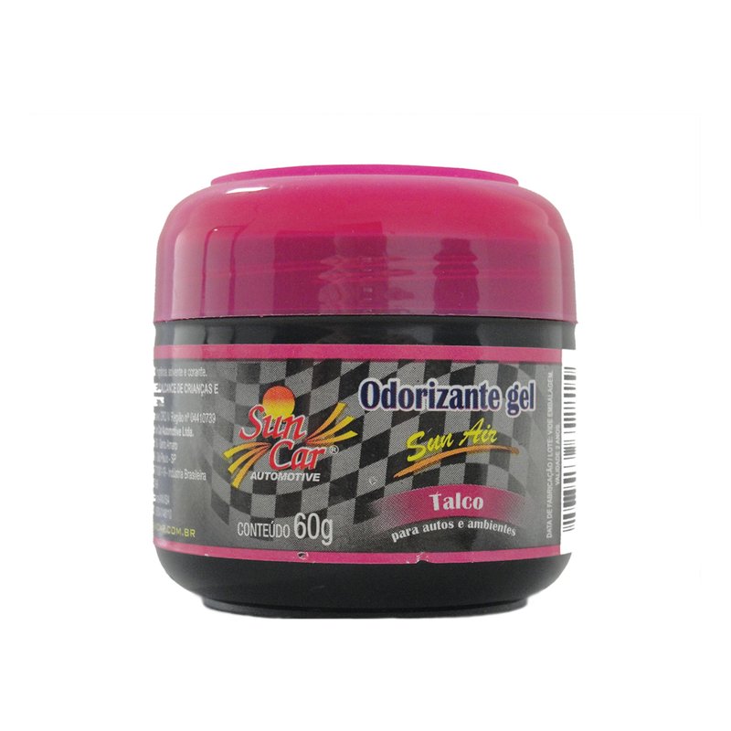 Odorizante Cheirinho para Carro em Gel 60g SunCar - Talco