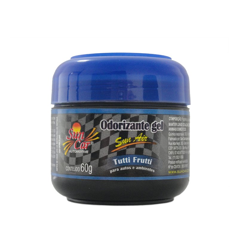 Odorizante Cheirinho para Carro em Gel 60g sun air tutti frutti