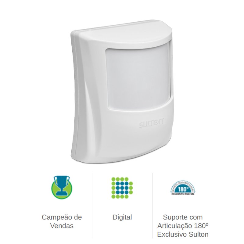Sensor de Movimento Presença Passivo SPW 300 E-Lline Sulton