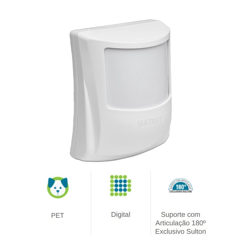 Sensor de Movimento Presença Passivo SPW 300 PET Sulton