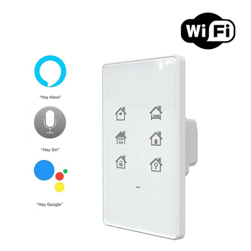 interuptor wifi com comando de voz alexa siri
