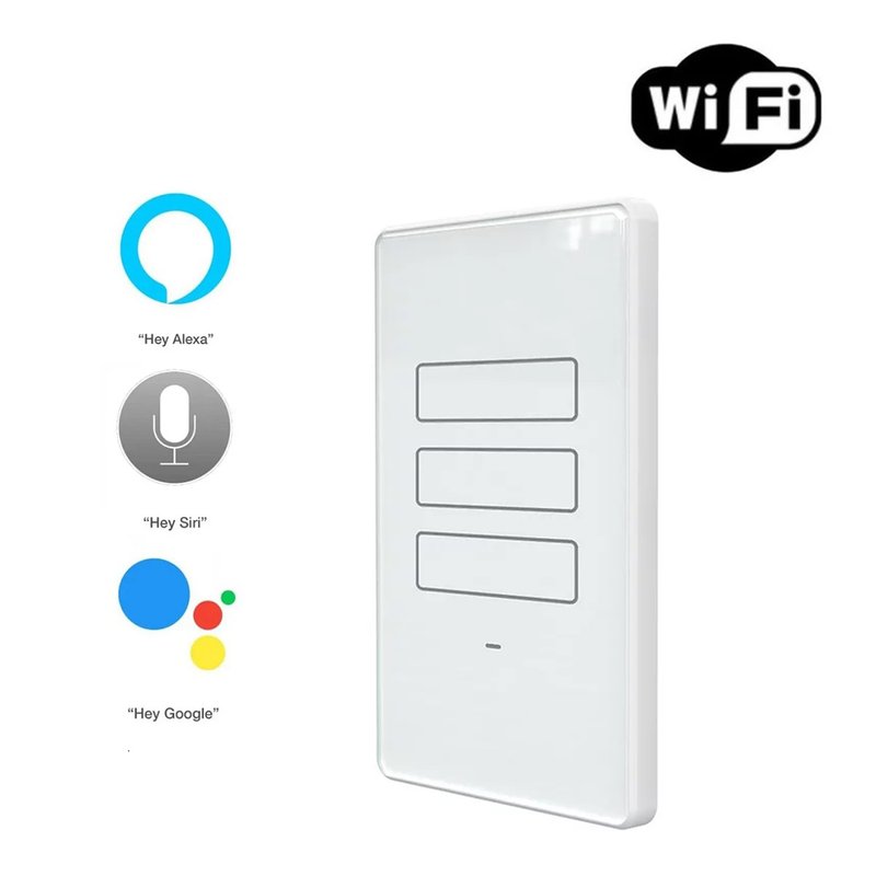 interruptor touch wifi com comando de voz agl