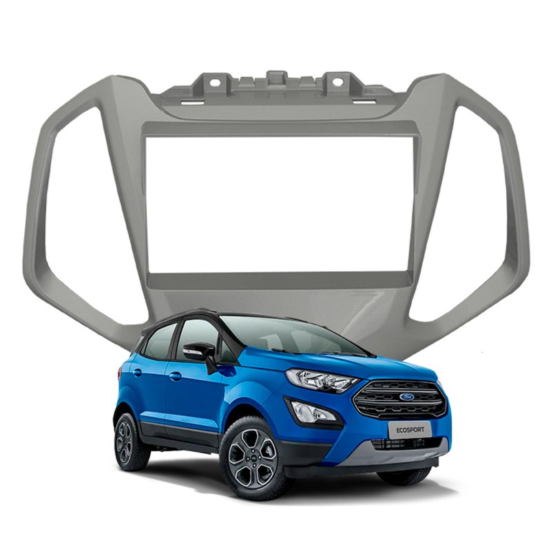 moldura 3210 ecosport 2013 as 2016 fiamon prata