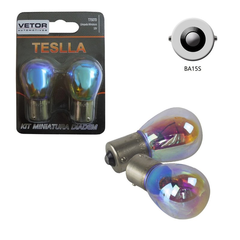 lampada de seta diadem 7507d 21w 12v ba15s teslla