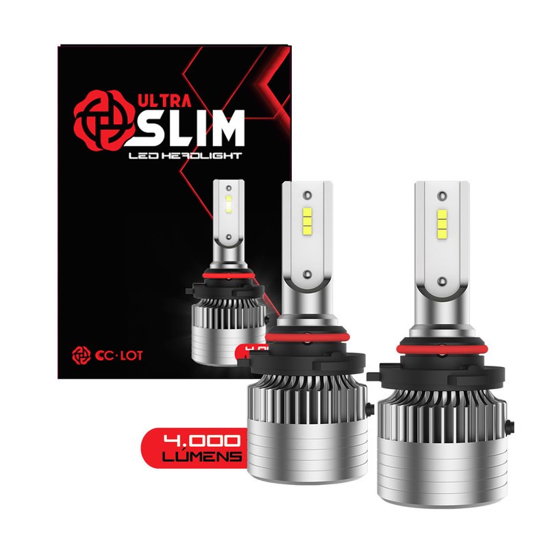 kit lampada led ultra slim 4000lm 4000k cc lot jr8