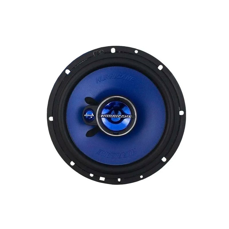 alto falante hurricane 6 polegadas triaxial azul 2
