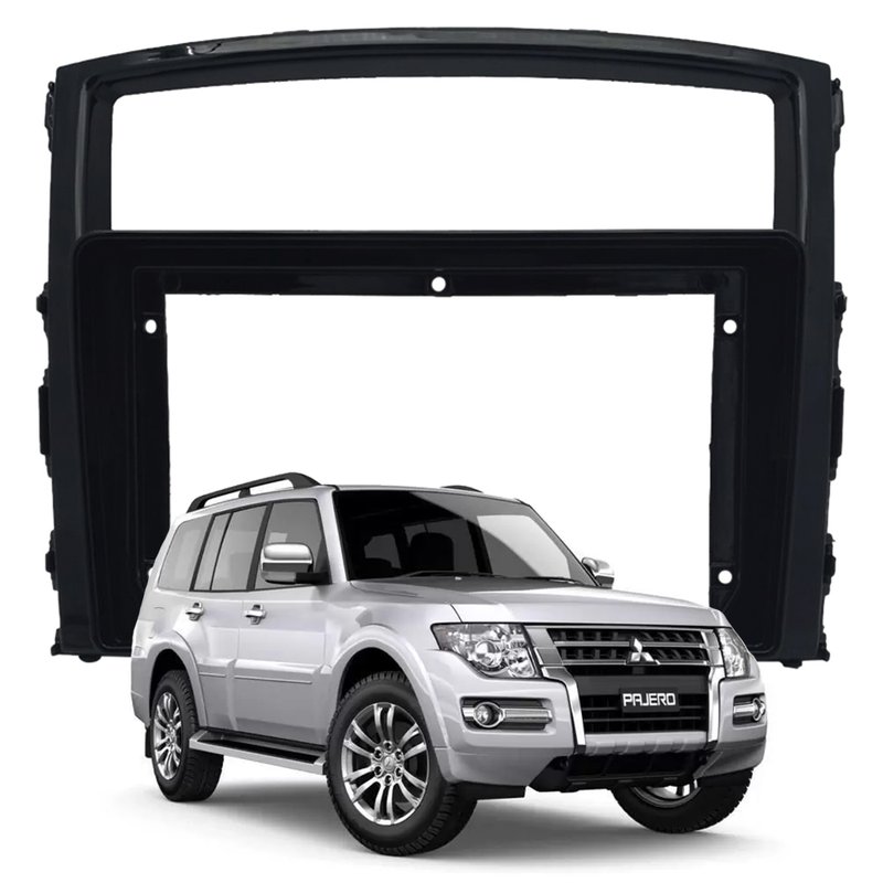 moldura painel pajero full 2010 a 2020 fiamon black piano
