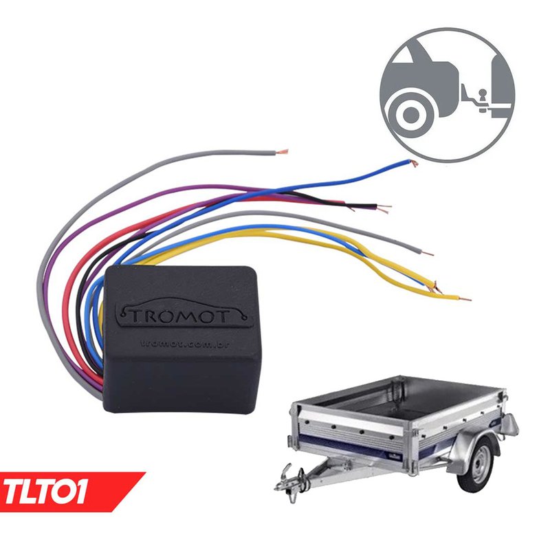modulo para engate carretinha universal tlt01 tromot