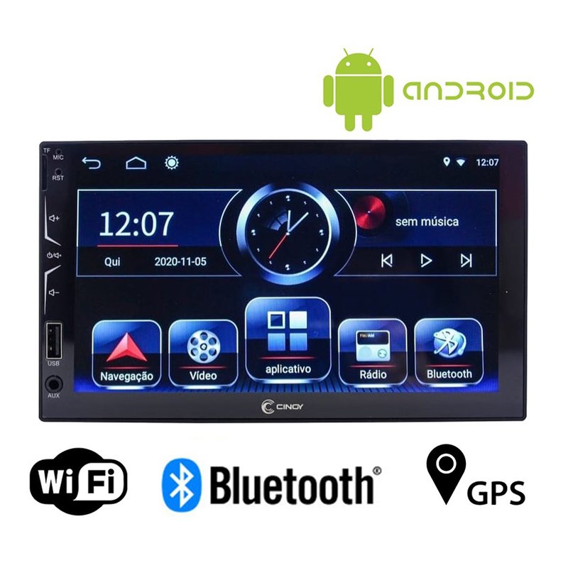 central multimidia mp5 7 android yn md1387 cinoy