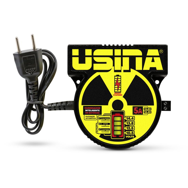 fonte e carregador automotivo 12v 5a bivolt usina