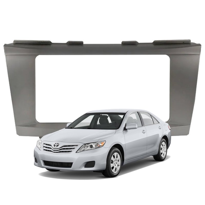 Moldura 2 Din Toyota Camry 2006 até 2011 Expex - Grafite