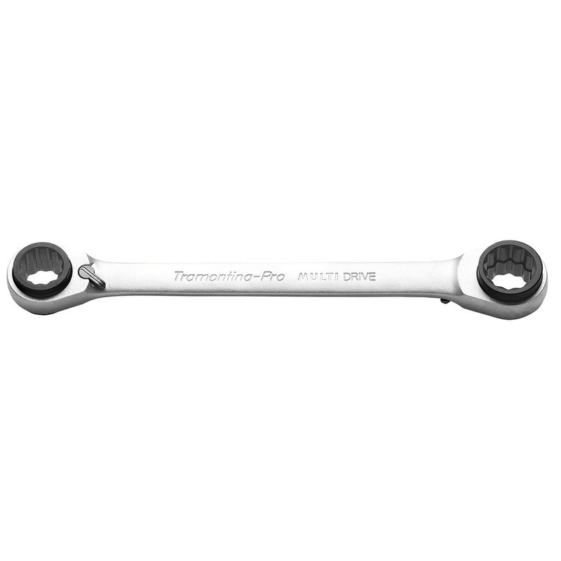 chave estrela com catraca 4 bocas reversivel tramontina 16 mm