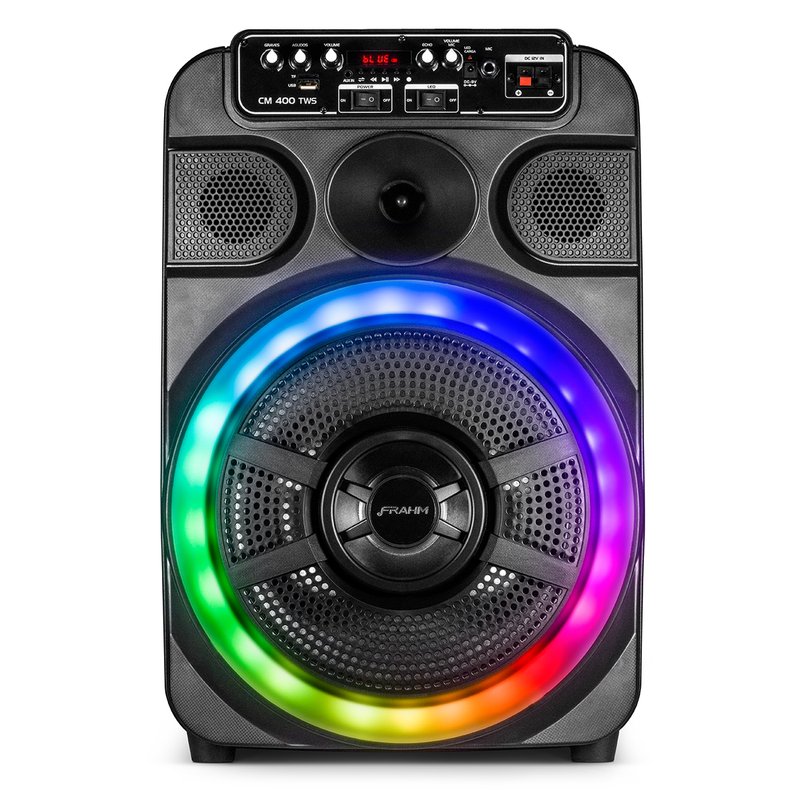 caixa de som multiuso bluetooth cm400 tws frahm 2