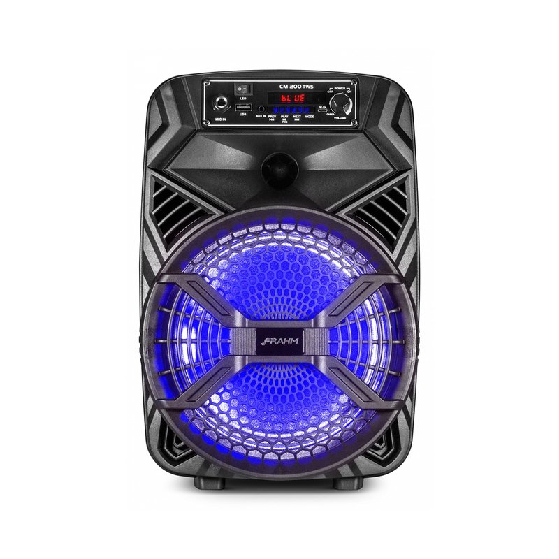 caixa de som multiuso bluetooth cm200 tws frahm