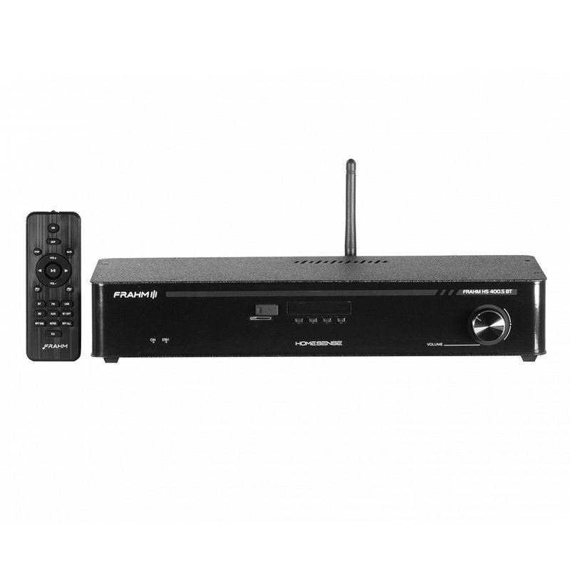 amplificador home sense 400w rms 5 canais 4 ohms 400 5 bt frahm 4