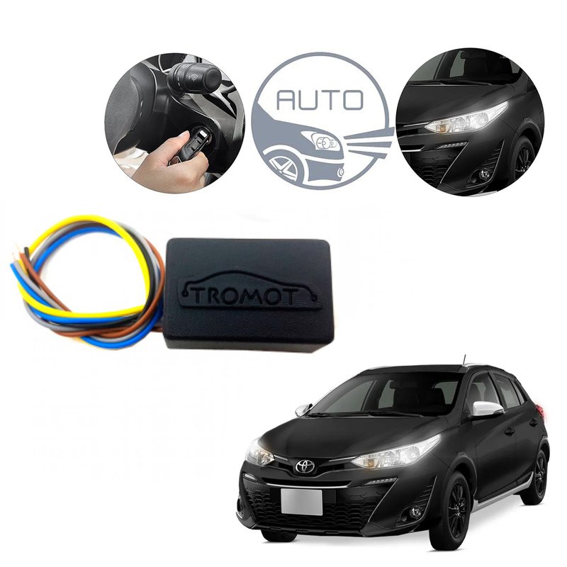 acionador de farol baixo por rele ou contato trl02 tromot