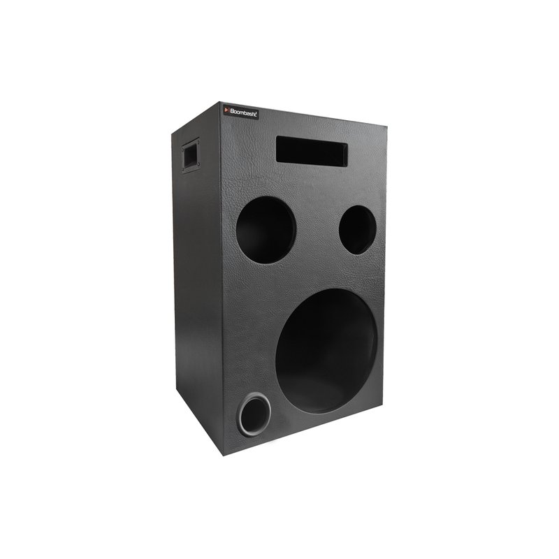 caixa bob residencial 3 vias 1x12 1 corneta 1 tweeter duto redondo