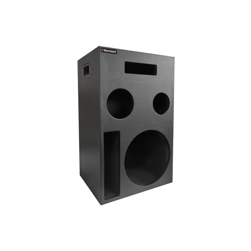 caixa bob residencial 3 vias 1x12 1 corneta 1 tweeter duto retangular