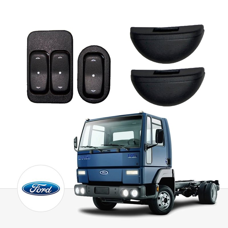 kit vidro eletrico antiesmag ford cargo 1981 a 2013 tragial