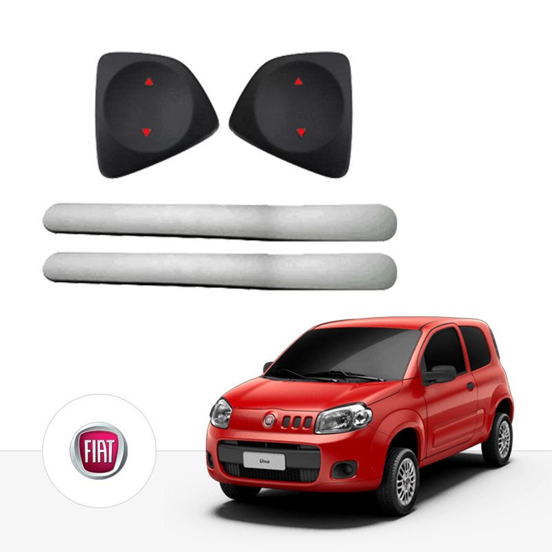 kit vidro eletrico antiesmag novo uno vivace 2 pts tragial