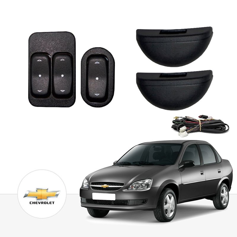 kit vidro eletrico sensoriz classic 2002 acima dianteiro terminal de coluna tragial