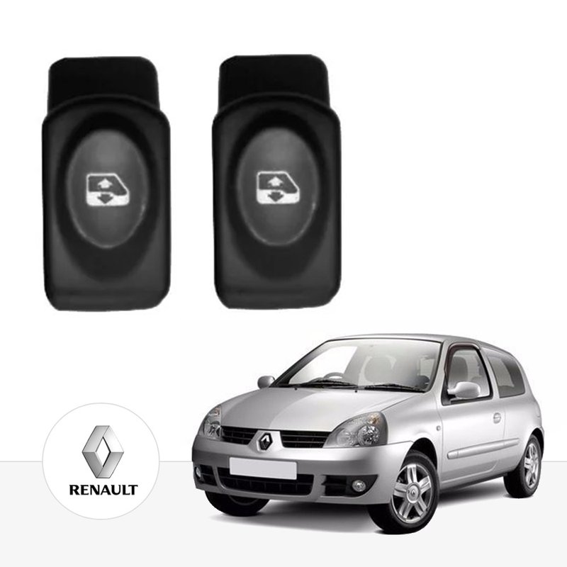 kit vidro eletrico antiesmag clio 2000 ate 2012 2 portas tragial