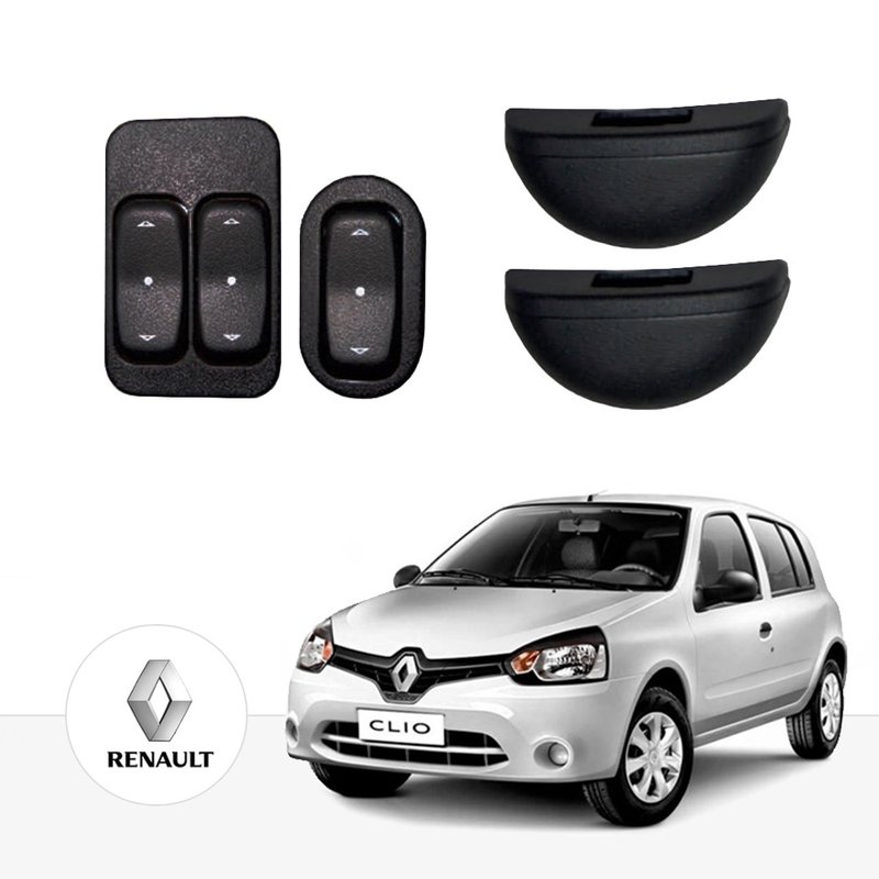 kit vidro eletrico sensorizado clio 2 portas ate 2017 tragial