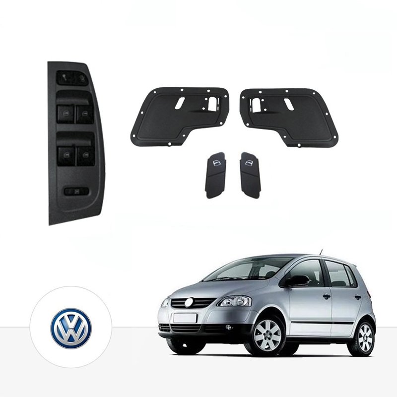 kit vidro eletrico sensoriz fox 4 portas ate 2009 traseiro tragial