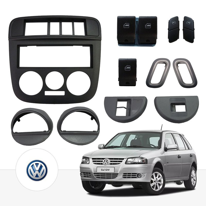 kit vidro eletrico sensoriz gol parati 2005 a 2008 completo original tragial