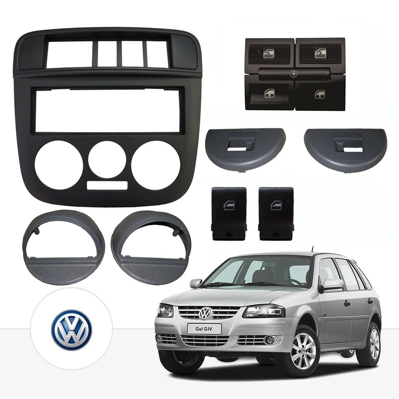 kit vidro eletrico antiesmagamento gol parati 2005 a 2008 traseiro tragial