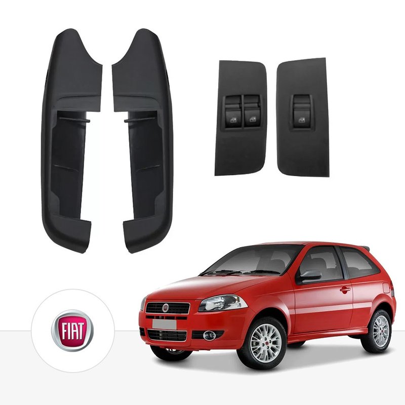 kit vidro eletrico sensoriz strada palio hlx elx 2 portas tragial