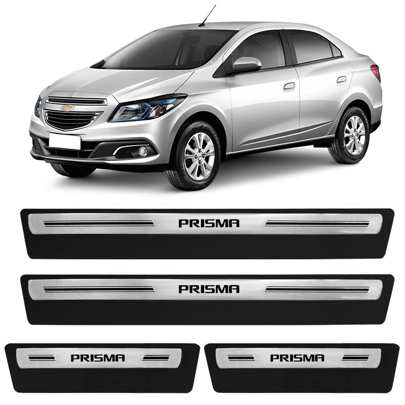 kit soleira premium elegance super protecao prisma 2013 2019 veikko