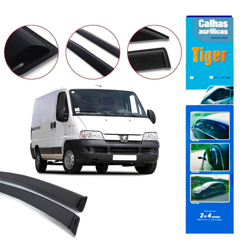 calha de chuva automotiva boxer reta 2 portas pg2176 tiger