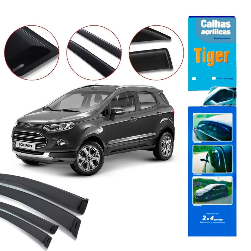 calha de chuva automotiva nova ecosport 4 portas 2013 a 2017 fd4494 tiger