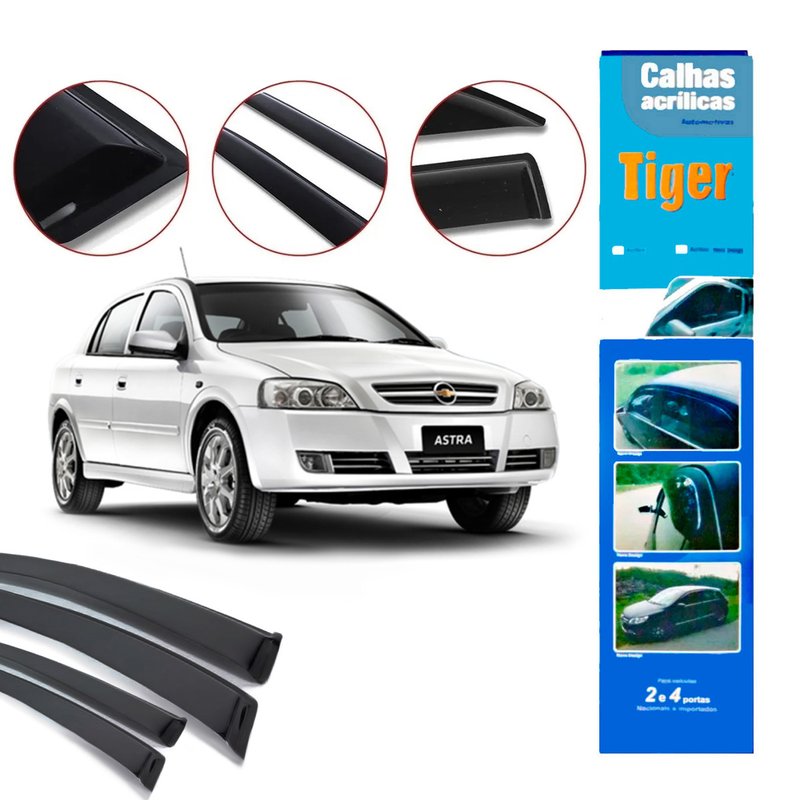 calha de chuva automotiva astra 1997 a 2013 4 portas gm3432 tiger