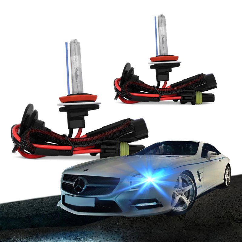 lampadas xenon h27 10000k azulado rayx par