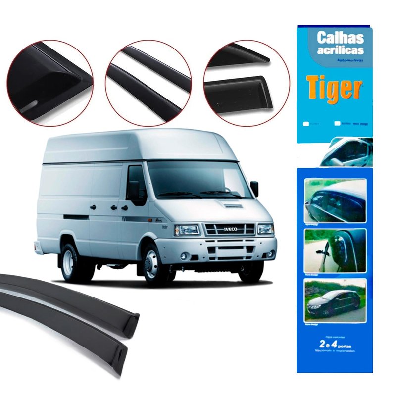 calha de chuva automotivo iveco daily ate 2007 ft0783 tiger