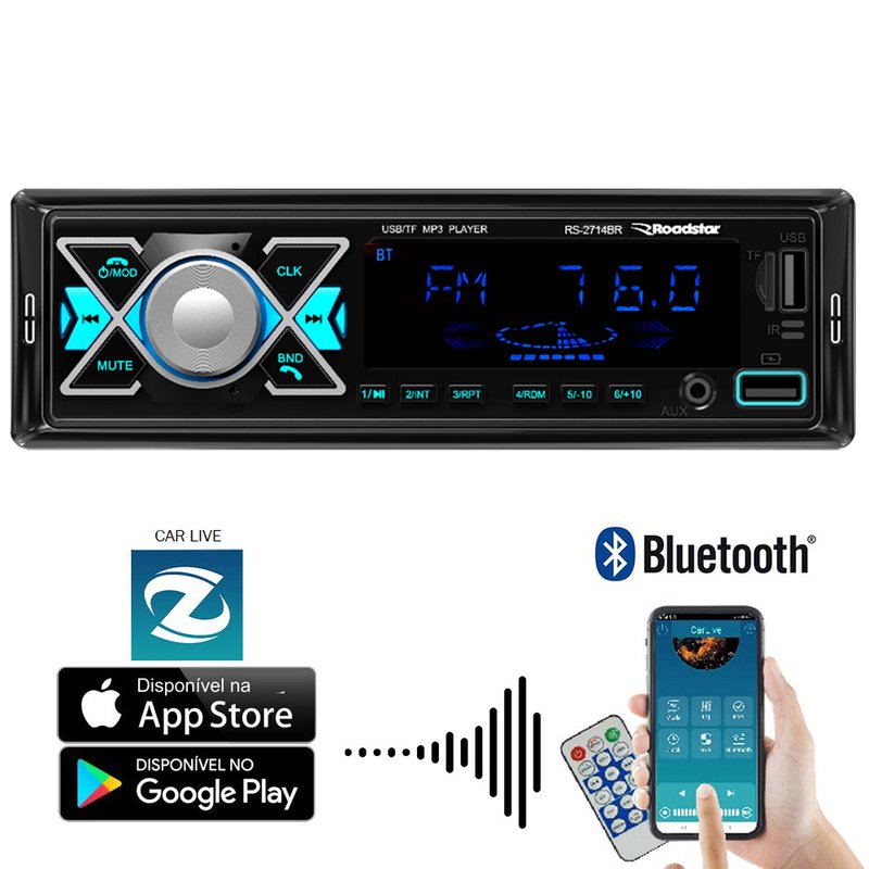 radio bluetooth rs 2714br plus roadstar