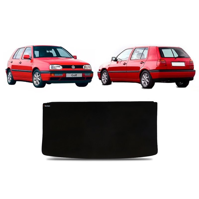 tampao bagagito porta malas vw golf 1995 a 1999 mk3 liso preto